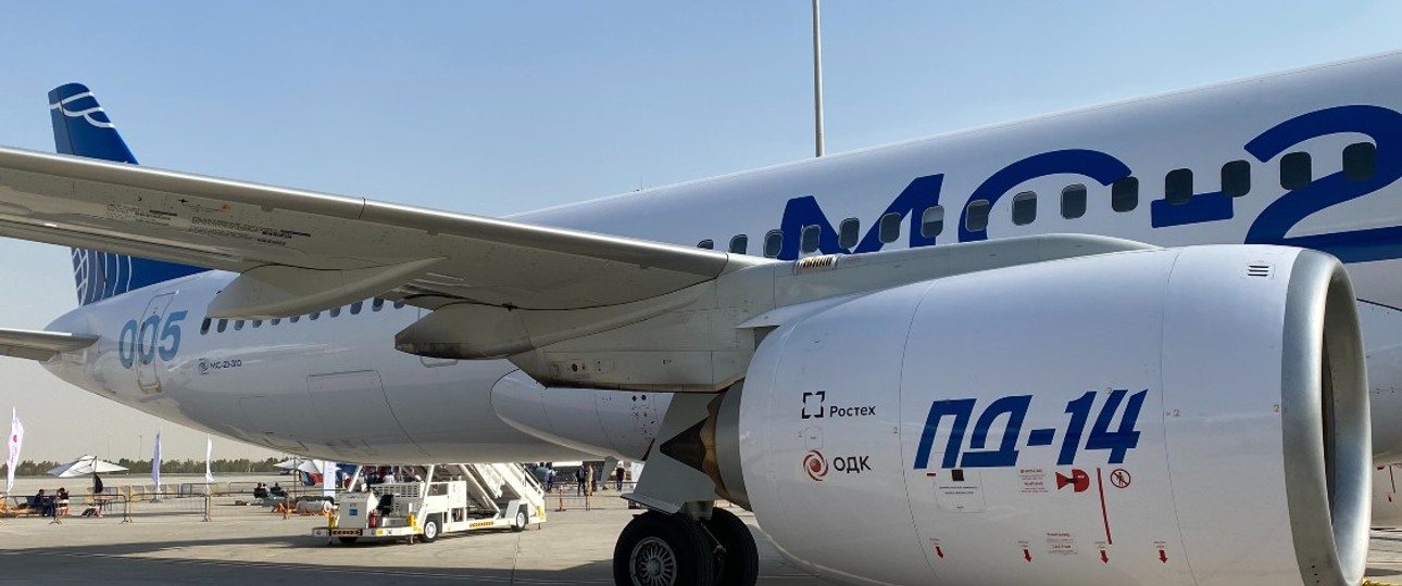 Die MS-21 mit dem Triebwerk PD-14: Fluglinien arbeiten an der Finanzierung.