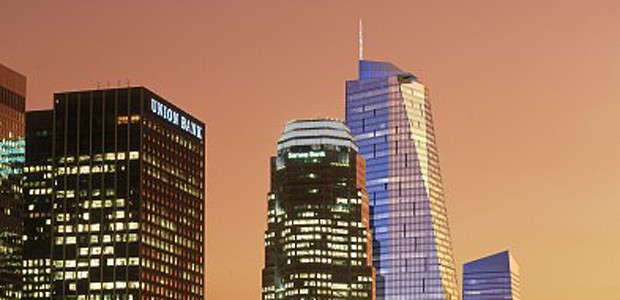 Das neue Wilshire Grand in Los Angeles (mit Antenne): Bauherrin Korean Air.