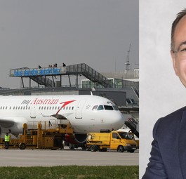Flughafen Linz und Geschäftsführer Norbert Draskovits: Erwartet einen harten Winter.