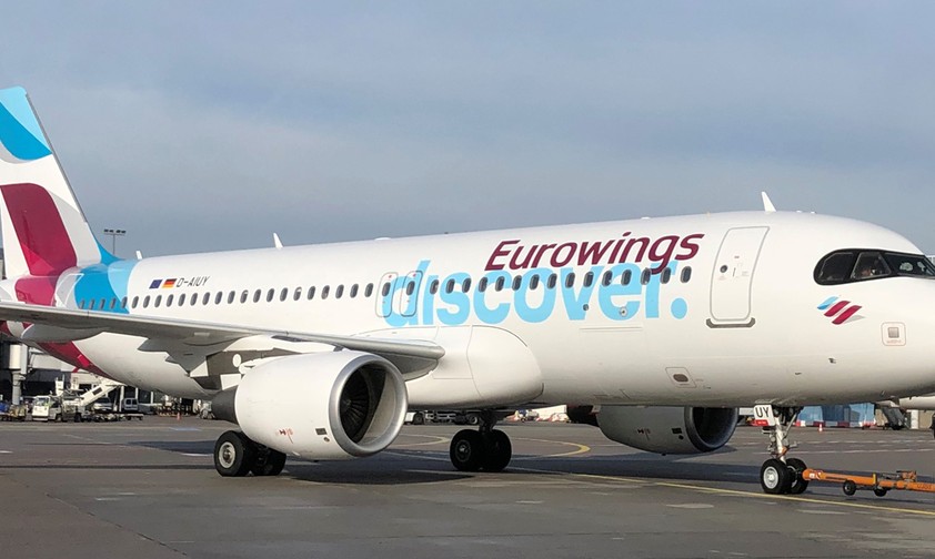 Eurowings Disover fliegt ab sofort zu näher gelegenen Urlaubszielen - mit Airbus A320.