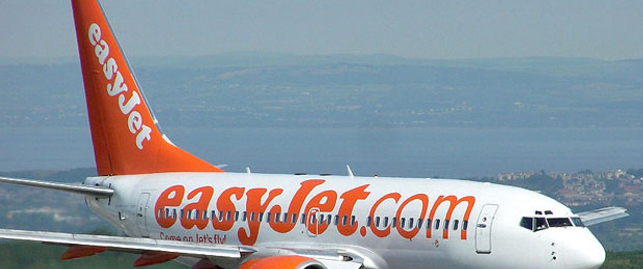 B737 von Easjet: Schon auf dem Rollfeld wird viel Treibstoff verbraucht.