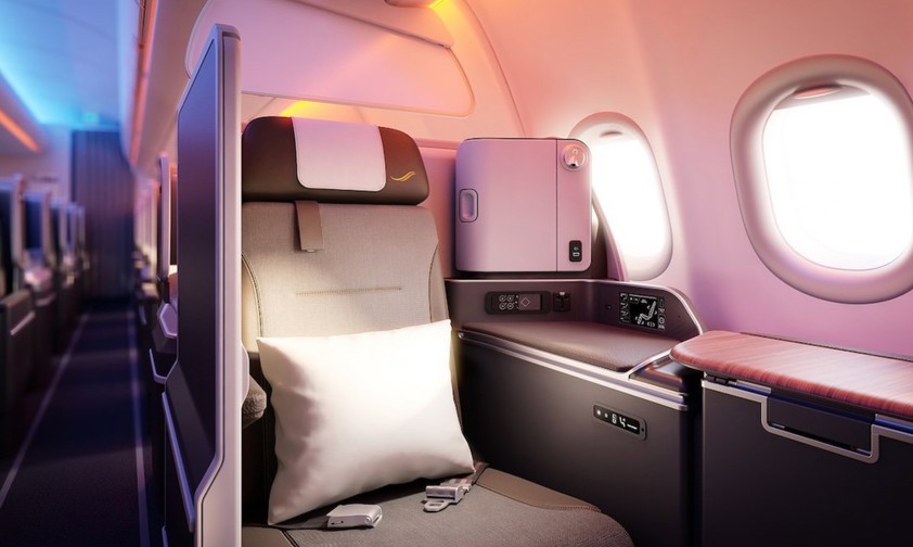First Class von Air Côte d'Ivoire: Hier kann man viel Gepäck mitnehmen. 