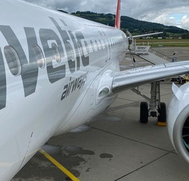 Embraer E195-E2 von Helvetic Airways: Rechtzeitig Ersatzmotoren bestellt.
