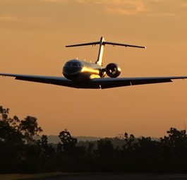 Bombardier Global 7500: Hier fliegt ein Modell mit sieben Meter Spannweite zum ersten Mal.