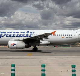 Airbus A320 von Spanair: Die Airline musste aufgeben.