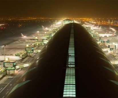 So emsig geht es am Flughafen Dubai zu
