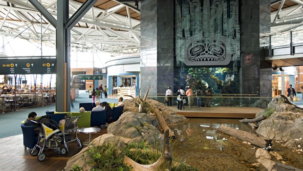 Platz 9: Kanadas wichtigster Flughafen an der Westküste, der Vancouver International Airport, ist der einzige Flughafen Nordamerikas in den Top Ten.