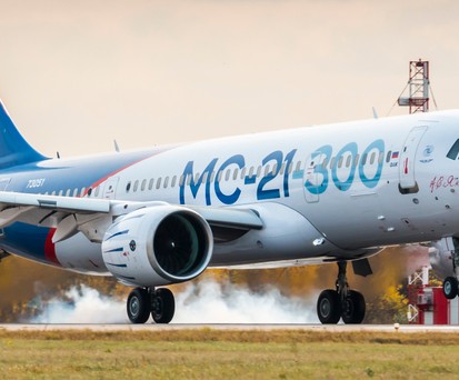 Irkut MS-21: Die Piloten steuern den Jet mit aktiven Sidesticks.