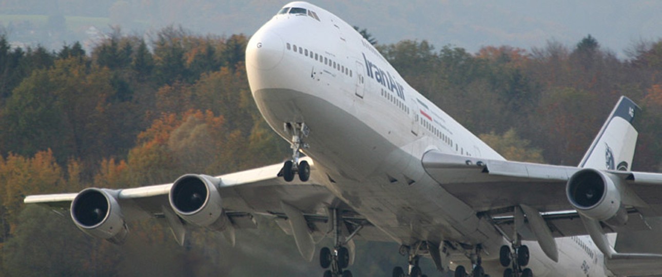 Boeing 747-200 von Iran Air: Ein Jumbo-Jet soll Sanktionen unterlaufen haben.