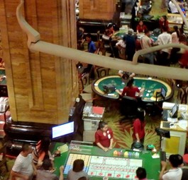 Nagaworld-Kasino in Phnomh Penh: Least auch Flugzeuge.