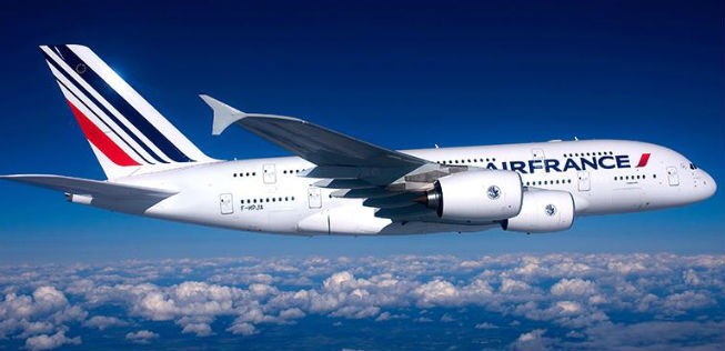 A380 von Air France: Die Triebwerke müssen untersucht werden.