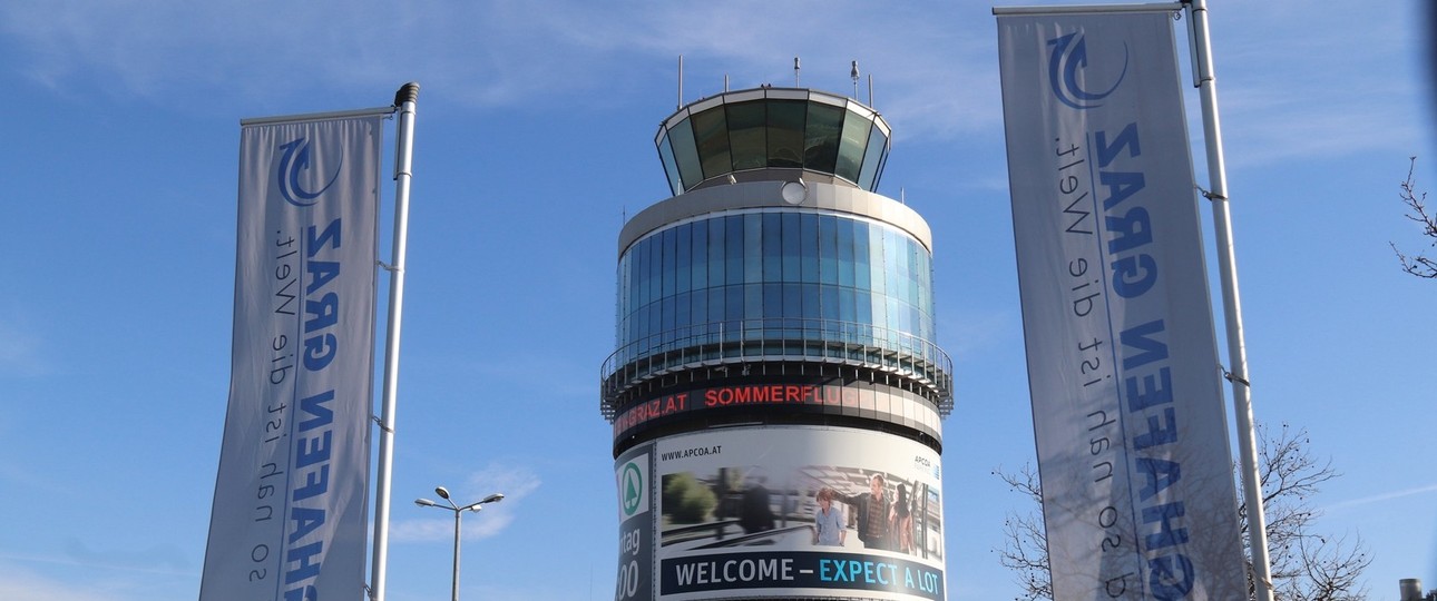 Flughafen Graz: Austrian Airlines macht den Abflug.