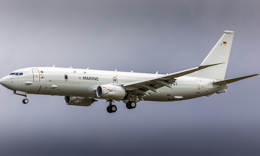 Boeing P-8 Poseidon der deutschen marine: wird bei Lufthansa Technik gewartet.