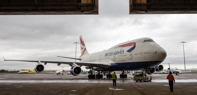 So sah der Flieger mit der Kennung G-BYGC noch aus, als er am 5. Februar in Dublin zur Umlackierung ankam.