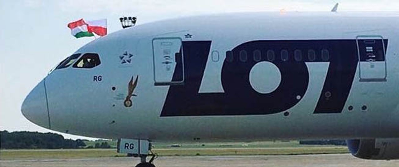 Ankunft des Dreamliners in Budapest: Lot baut die erste Basis außerhalb Polens auf.