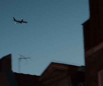 Silhouette einer Boeing 737: Privatjet aus Dubai derzeit oft in Tel Aviv.