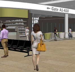 Flughafen Bremen frischt sein Terminal auf
