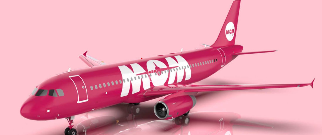 Mom-Air-Flieger: Alles nur ein Spaß.