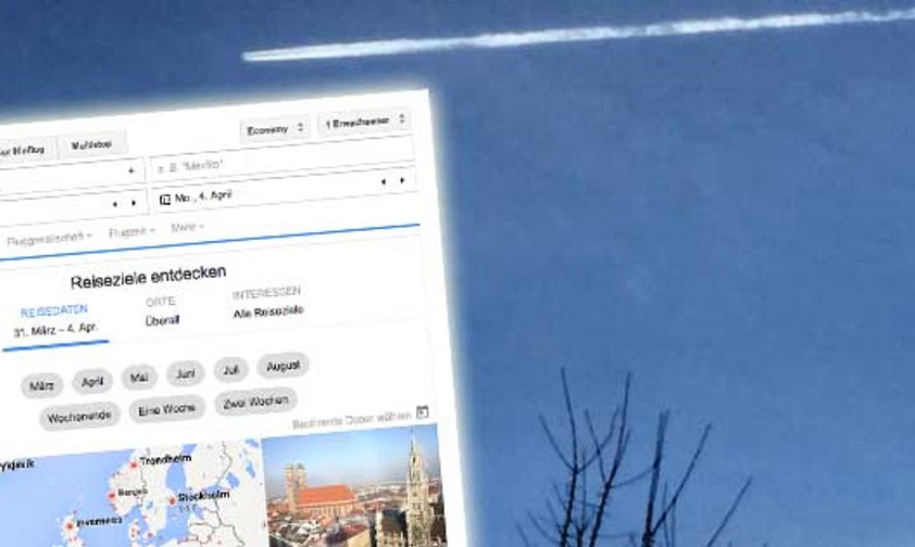 Google Flights: Unentschlossene können sich mit Angeboten wie im Reisebüro-Schaufenster inspirieren lassen.
