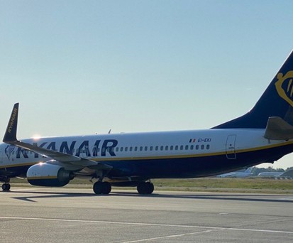 Boeing 737 von Ryanair: Ausflug nach Belarus.