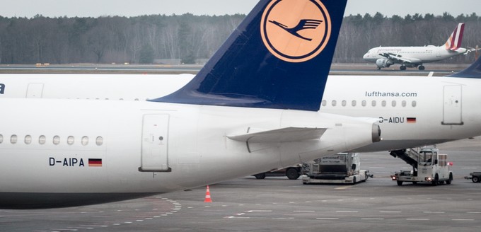 Auf den alten Lackierungen von Lufthansa war nur die deutsche Flagge zu sehen
