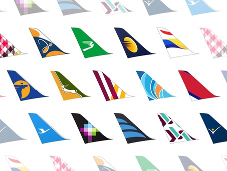 Design: Zu welchen Airlines gehören diese Seitenleitwerke?