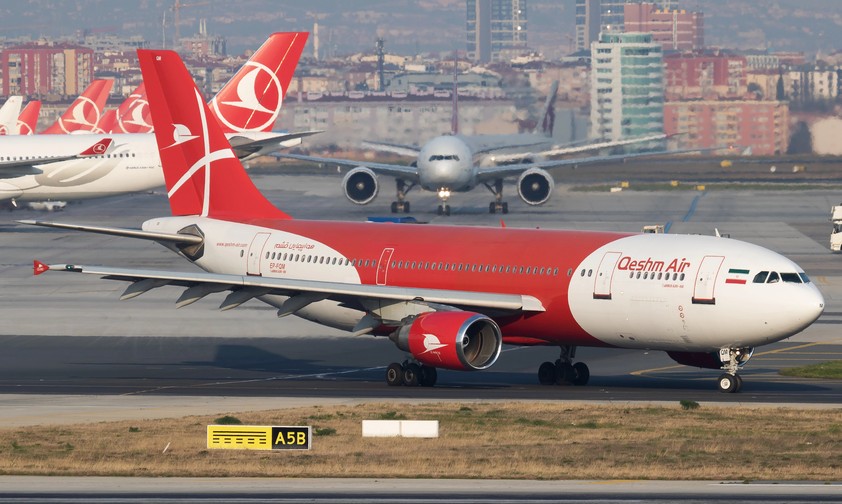 Airbus A300 von Qeshm Air: Die Airline hat einen der Flieger wieder reaktiviert.