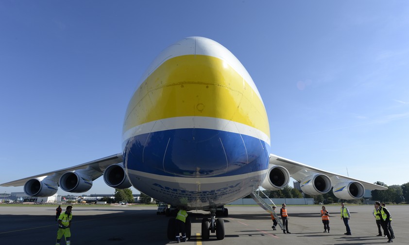 Antonov An-225: Der imposante Flieger hatte viele Fans.