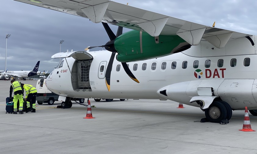 ATR 72 von DAT: Hier war sie noch für Skyhub PAD unterwegs.