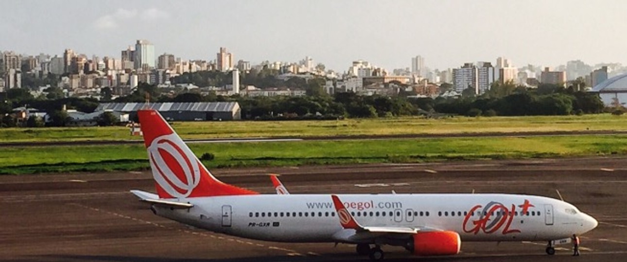 Boeing 737 von Gol in Porto Alegre: Die Airline will kürzer treten.