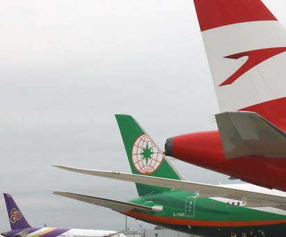 Flugzeuge am Flughafen Wien: Die Auslastung ist hoch.