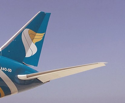 Boeing 787-9 Dreamliner von Oman Air: Die Fluggesellschaft kann weiterhin alle vom Embargo betroffenen Ziele anfliegen.