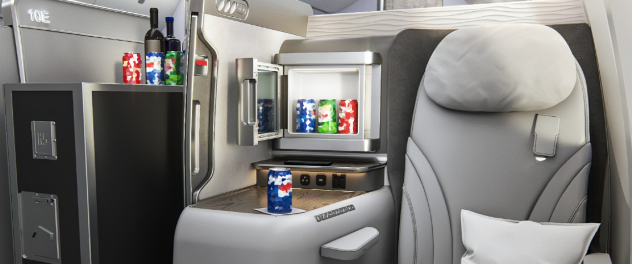 Das Konzept Space Chiller von Collins Aerospace: Direkt am Platz ...
