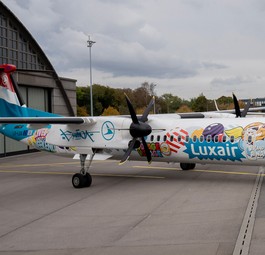 Luxair zeigt zweiten Street-Art-Flieger