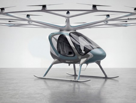 So soll der neue VoloXPro aussehen: Im Herbst will das Unternehmen den neuen Evtol den ersten Kunden zeigen.  