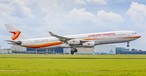 Der A340 von Surinam Airways: Das Fahrwerk ist verschlissen.