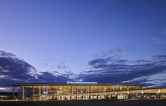western sydney airport terminal fertig  Terminal Departures External2 Credit-Brett Boardman
