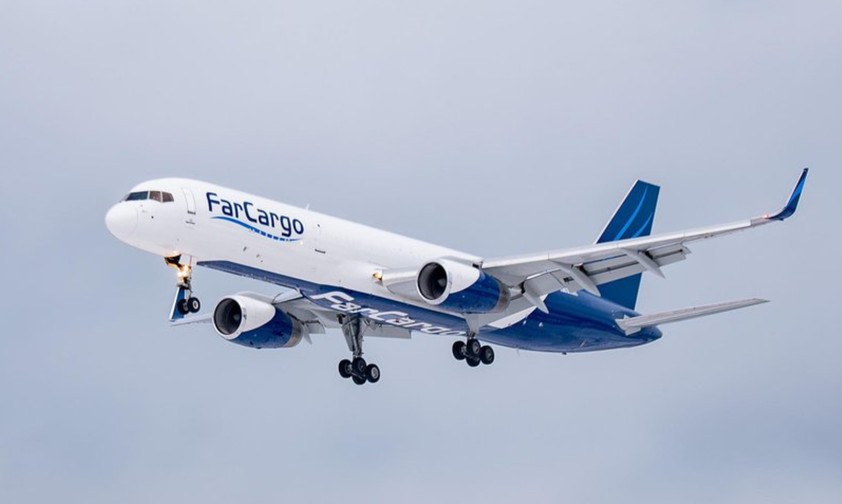 Die Boeing 757-200 von Farcargo: Die Airline machte eine vierwöchige Zwangspause durch.