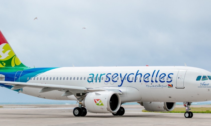 Ein Airbus A320 Neo von Air Seychelles: Flug HM22 musste in Jeddah zwischenlanden.