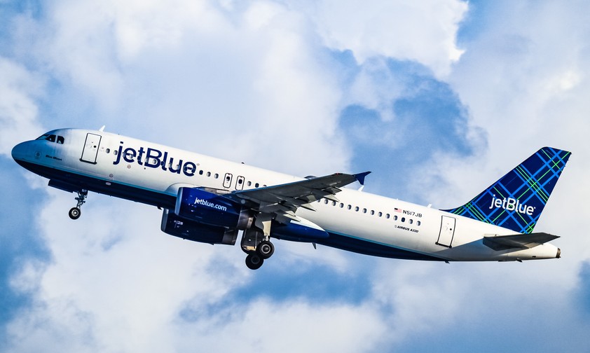 Airbus A320 von Jetblue: Heikles Zusammentrefffen vor Venezuela.