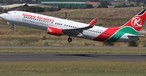 Boeing 737 von Kenya Airways: Keine Flüge nach Tanzania erlaubt.