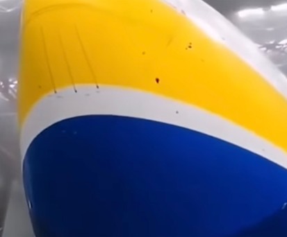Auch Antonov An-124 in Hostomel beschädigt