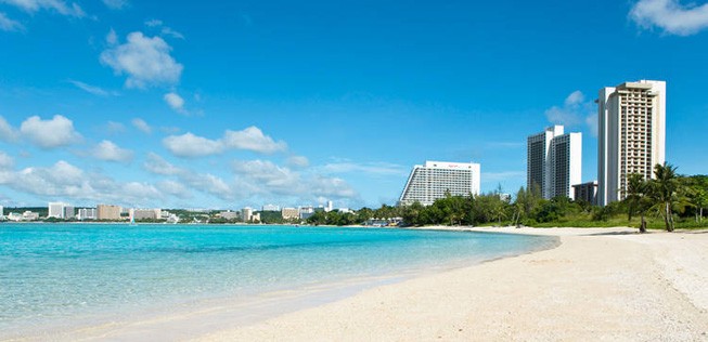 Strand auf Guam: Weniger Japaner, mehr Südkoreaner zu Gast.