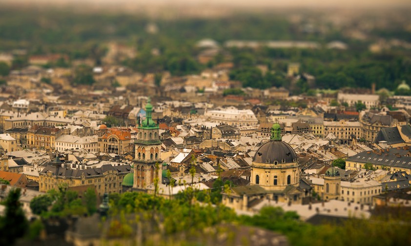 Lviv: Sitz eines großen Call Centers von Lufthansa.