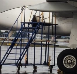 Schaden am Flugzeug: Auf Air India kommen Reparaturen zu.