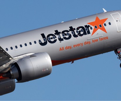Flieger von Jetstar Asia: Die Tochter stellt den Betrieb ein.