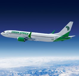 Boeing 737 Max in den Farben von Green Africa Airways: Ehrgeiziges Projekt.