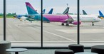 Wizz-Air-Jet, aufgenommen aus dem Flughafen Vilnius: Die Ungarn stocken auf.