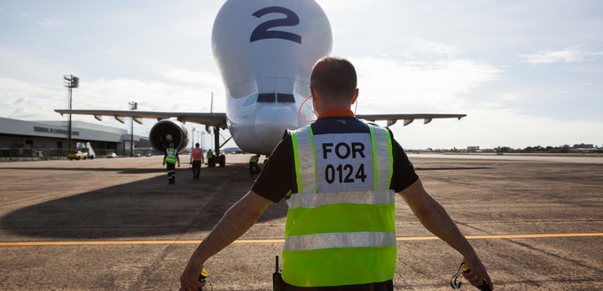 ... flog von Toulouse über Dakar nach Fortaleza.