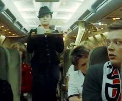 Sauerkraut, Würste und Blasmusik bei Lufthansa